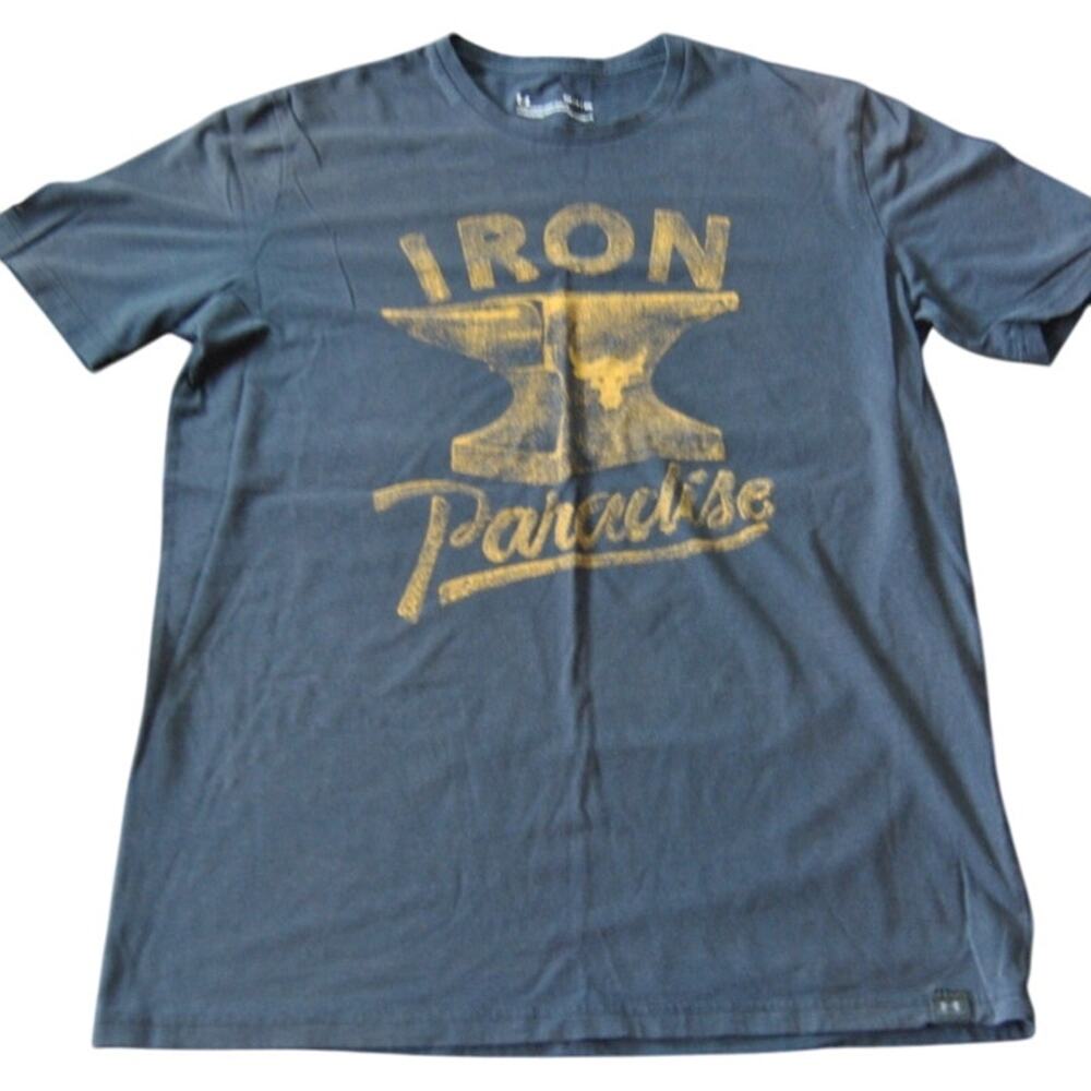 Under Armour Project Rock Shirt Black & Yellow Small